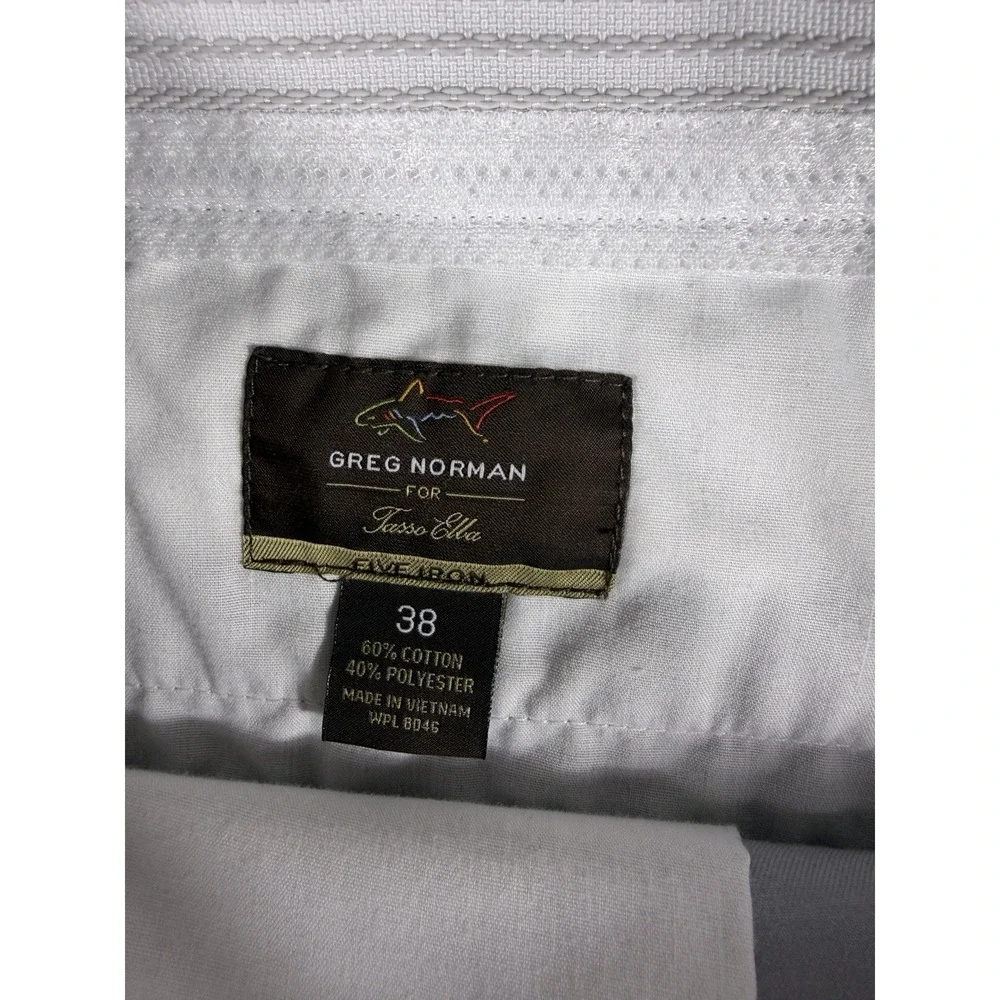 Short Golf Greg Norman Five Iron Gris Hombre Talla 38